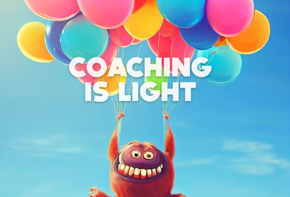 Coaching is light.